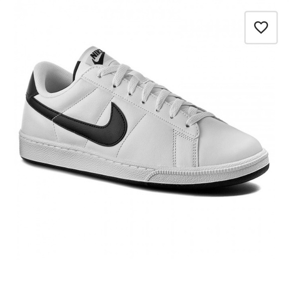Nike Other - Nike White/Black Tennis Classic Sneakers SZ 10.5